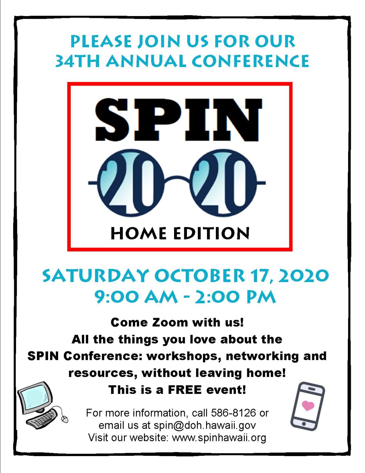SPIN Conference Annual conference for parents who have a child with a